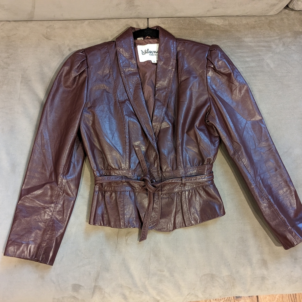 Vintage 80's Leather Women's Jacket